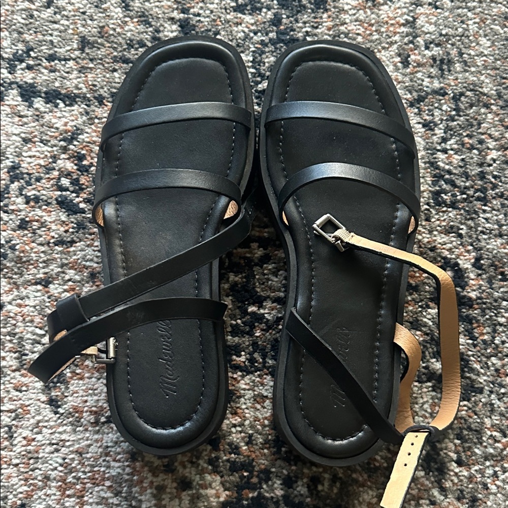 Madewell Birdie Double Strap Platform Sandal